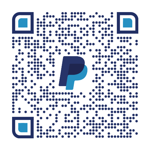 Kod QR do płatności przez PayPal na wsparcie BandUp
